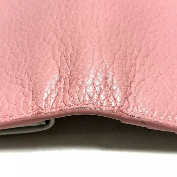100% Authentic PRADA - Pink Leather Bifold Wallet - Picture 3 of 8